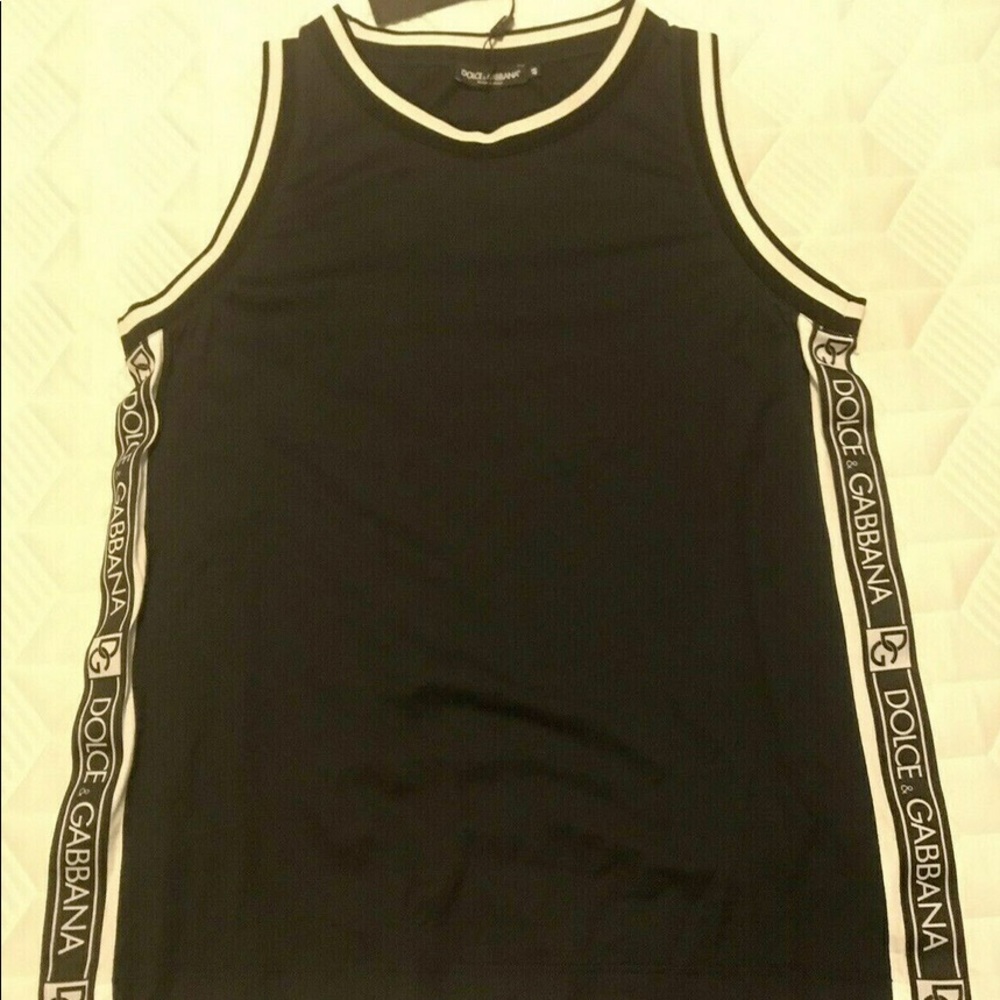 NWT & Receipt $395 Dolce Gabbana Tank Top Jersey